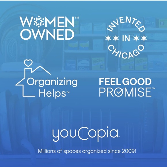 YouCopia UpSpace Adjustable Box Organizer for Foil Wrap Kitchen Cabinet Storage - Picture 6 of 11